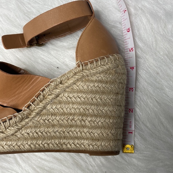 Treasure and Bond Sannibel Leather Espadrilles Wedges Size 6.5 - Picture 9 of 9